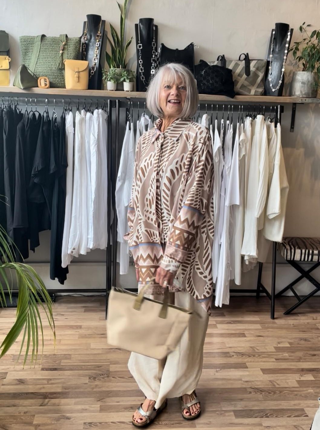 Satin Patterned Shirt